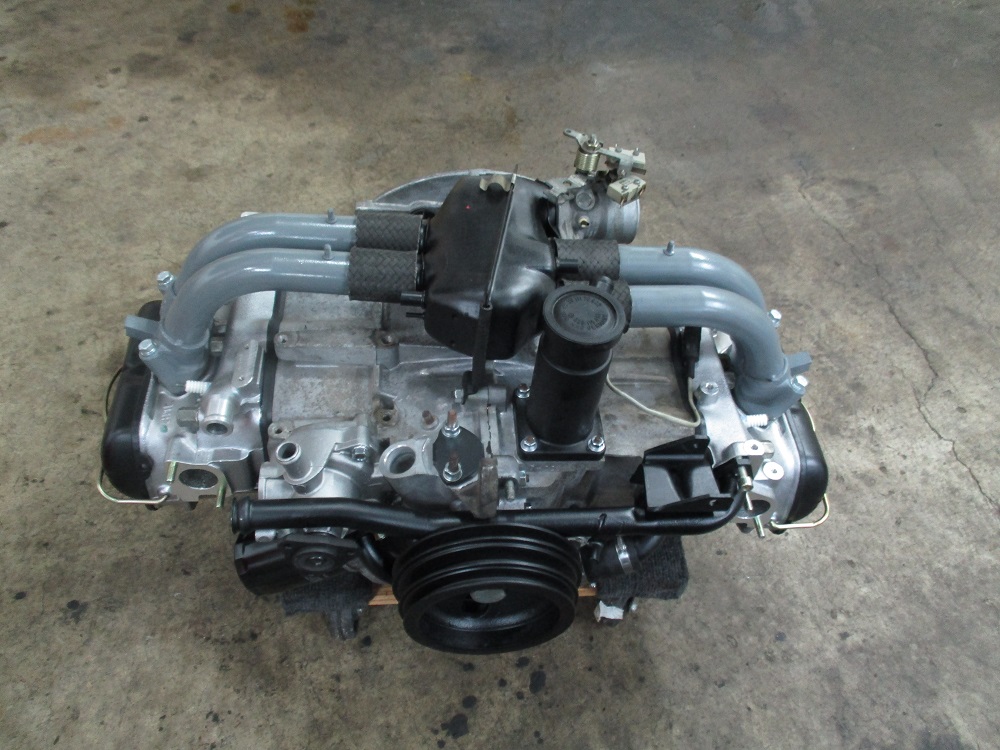 After: Rebuilt engine