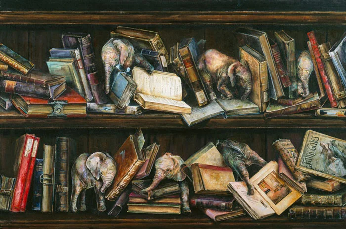 A TON OF BOOKS - original sold
