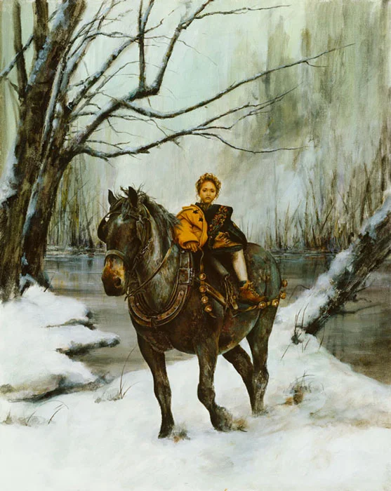 WINTER RIVER - original sold