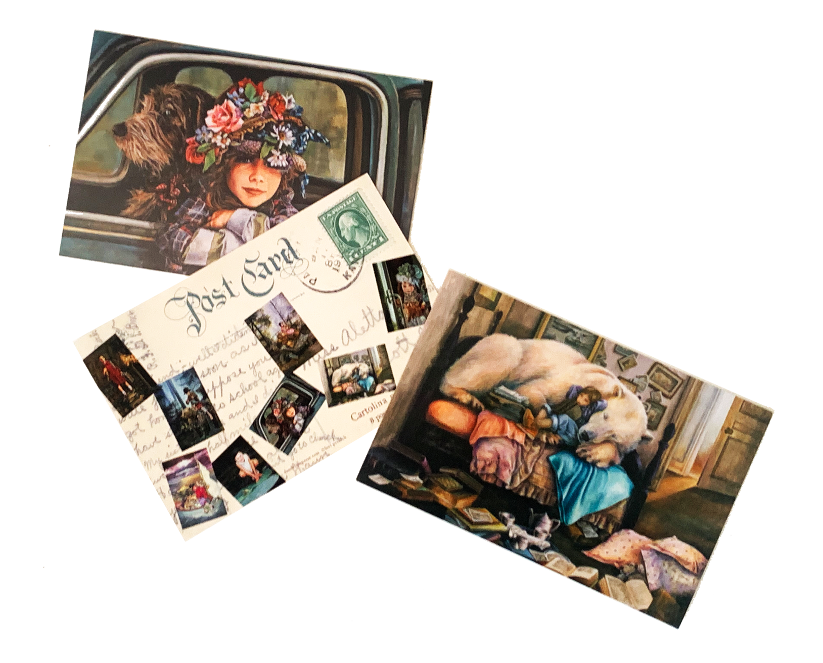 yours truly postcard set trans c.png