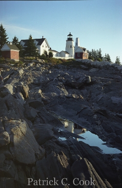 A photo I took in 2001 at Pemaquid Lighthouse Point in Maine using my old faithful friend, a Canon EOS Elan 35mm film camera. While this scene has been photographed countless times by others, many of which are of far better quality than mine, this is my photo and my memory.