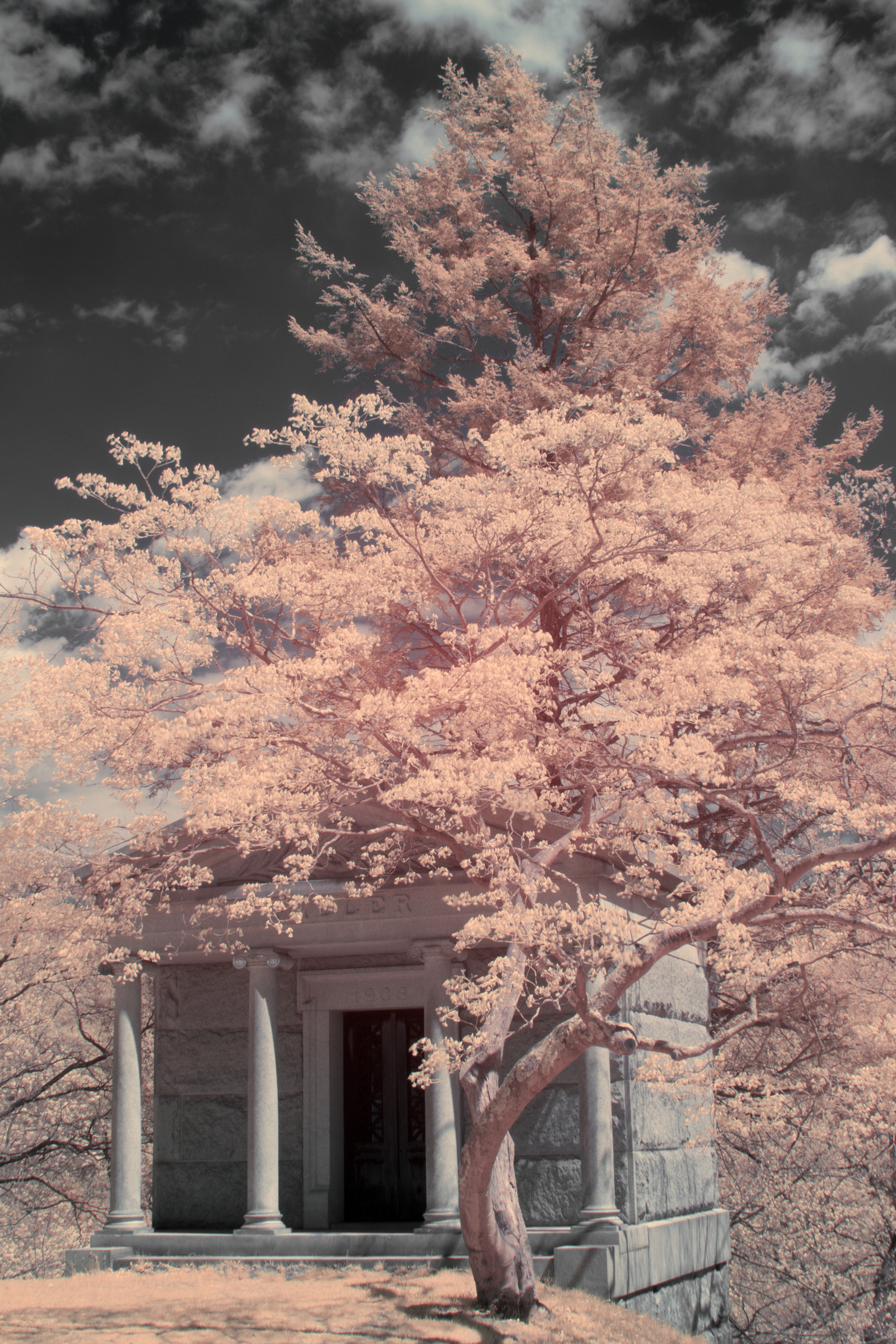 Tomb in Infrared by Patrick C. Cook