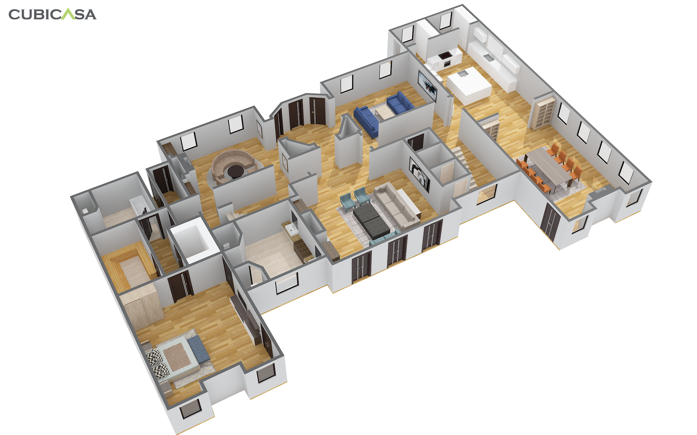 208-Main-3D Premium-Furnished-Top-Perspective-We Get Around CubiCasa Luxury+Residential+Real+Estate+Example.png