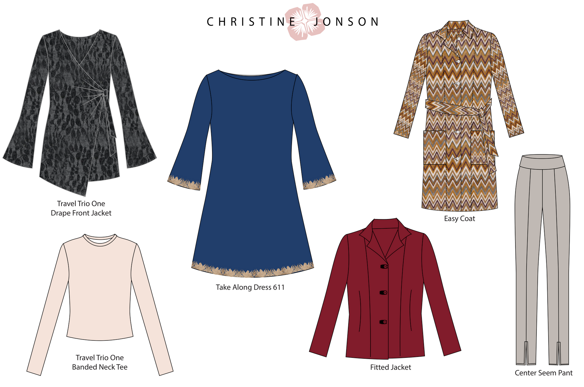 2019 Fall Capsule Wardrobe Christine Jonson Patterns