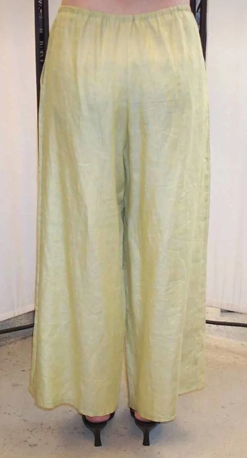 wide leg tapered pants