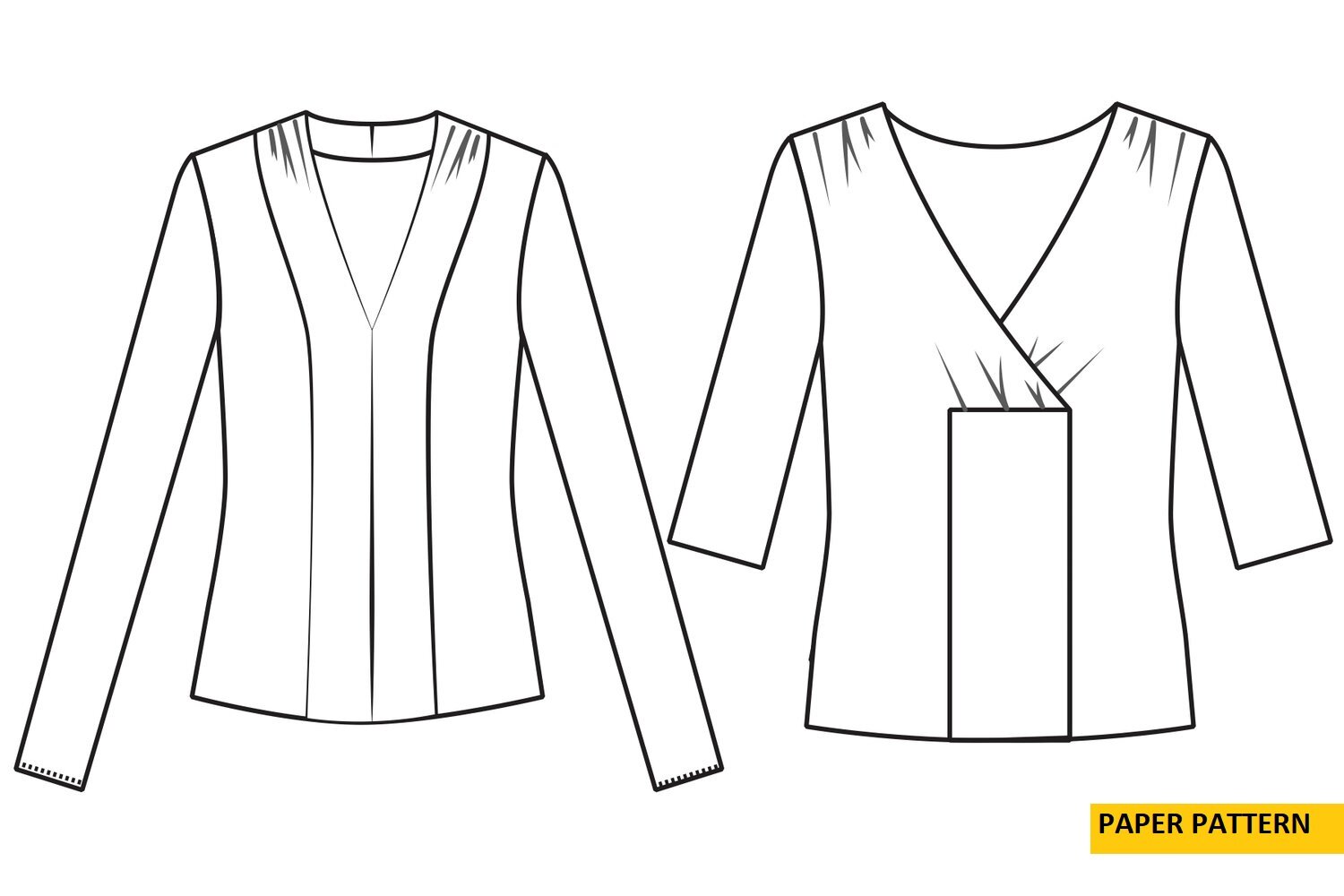 Cross Your Heart & V-Neck Tee 714 (Printed in Envelope