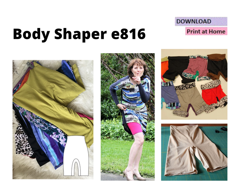 Shapewear Pattern Sew your own knit body shaper for DIY Shapewear! — Christine Jonson ...