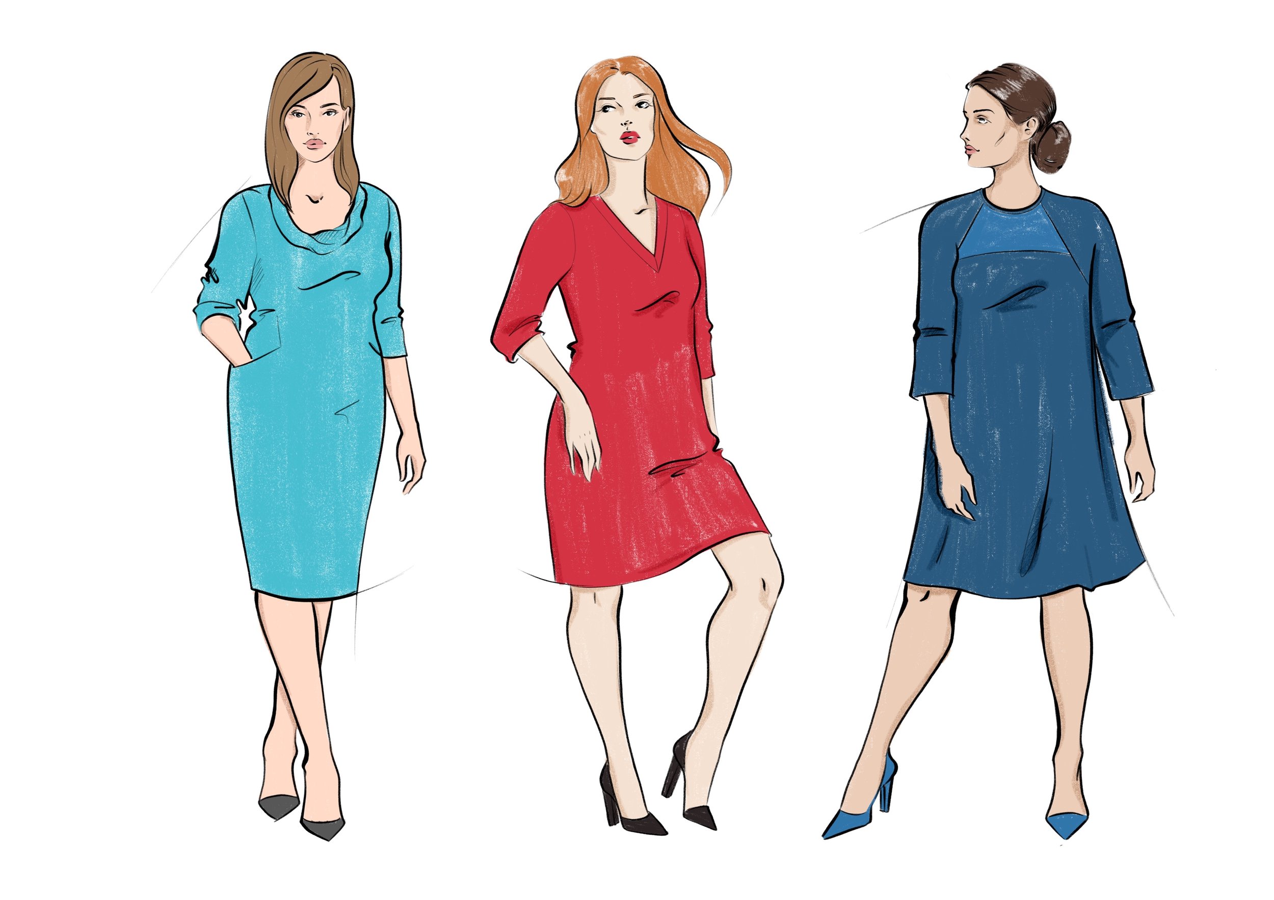 Raglan Dress 718 — Christine Jonson Sewing Patterns