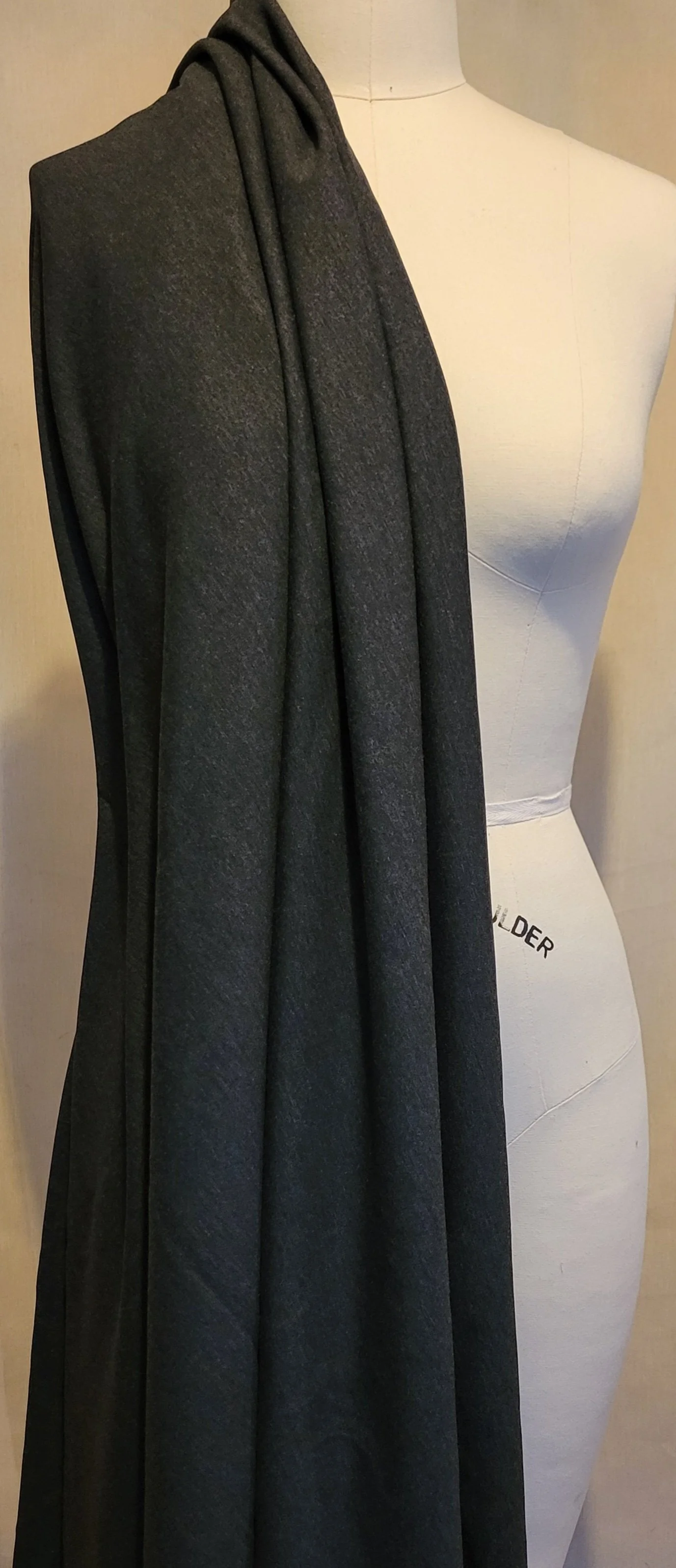 Fab Stash - Charcoal Ponte