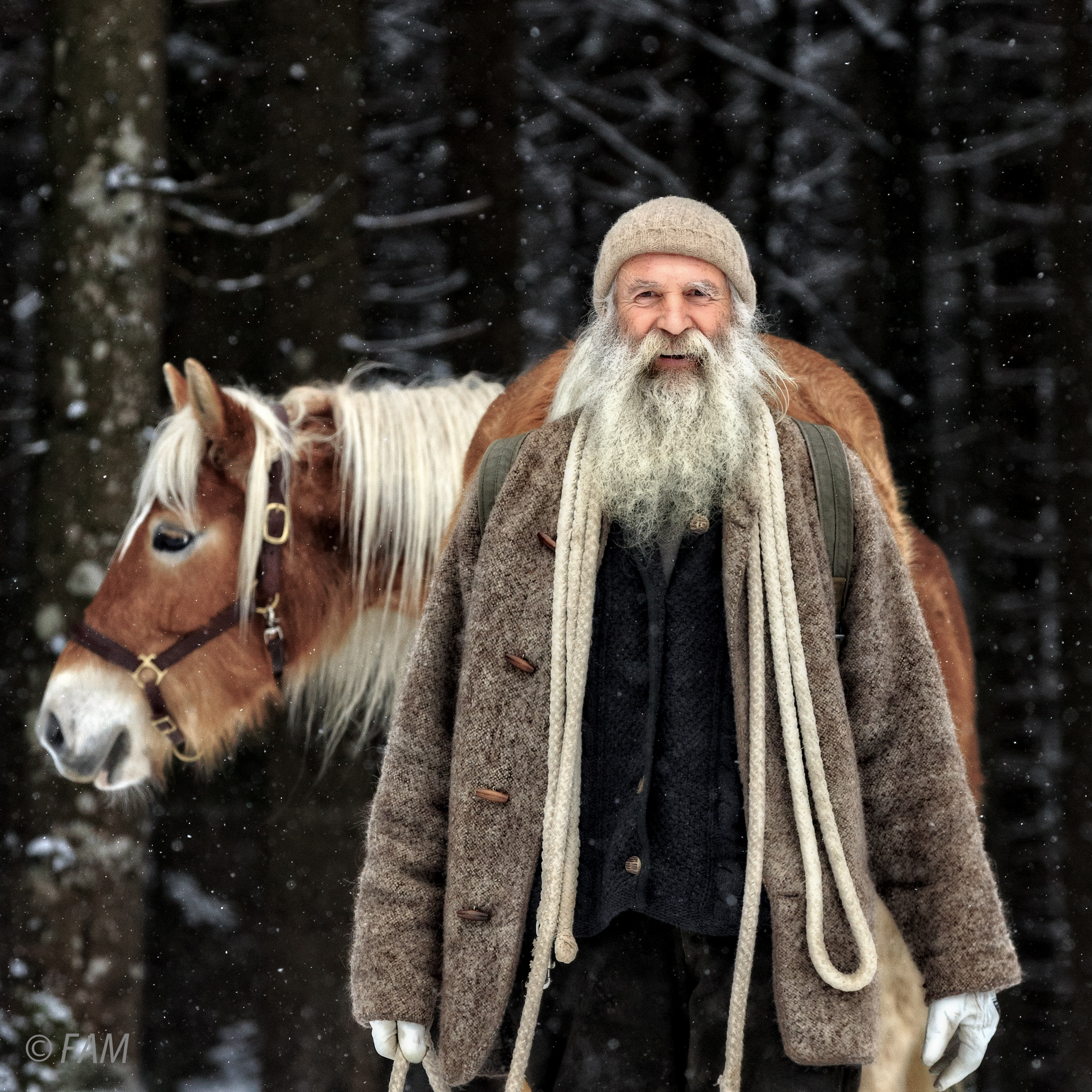 Bavarian man living in wilderness