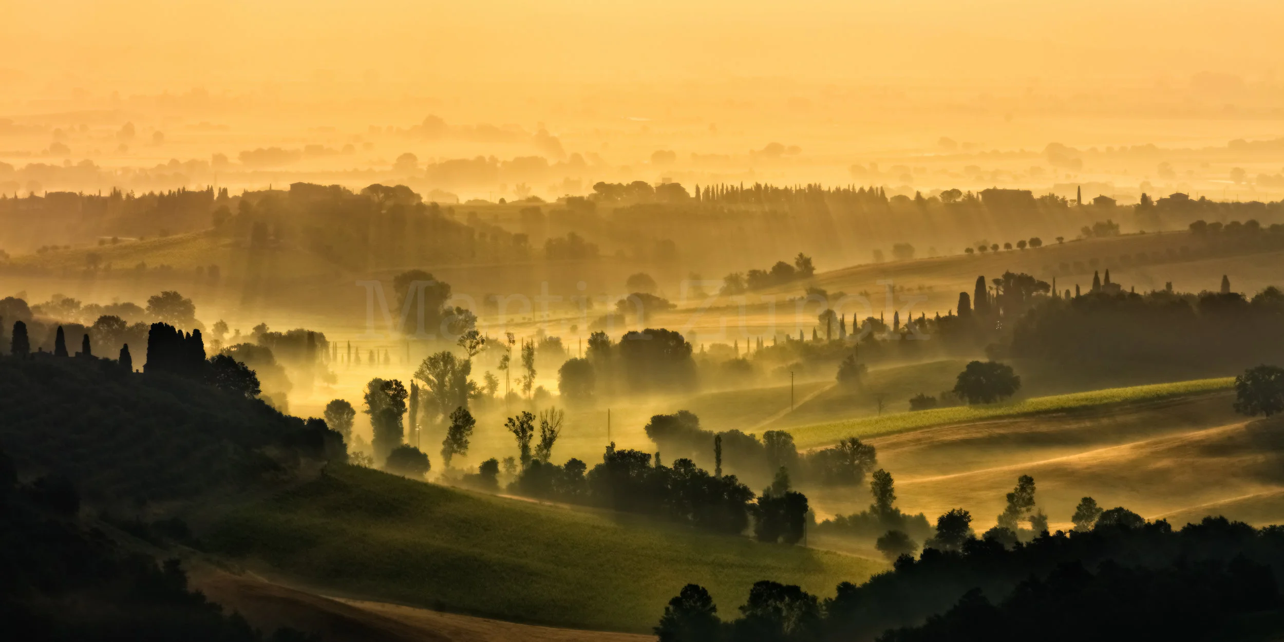 Sunrise in Tuscany, Italy