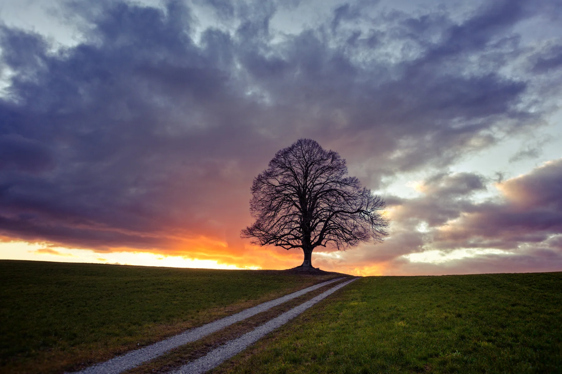 Sunset in Bavaria