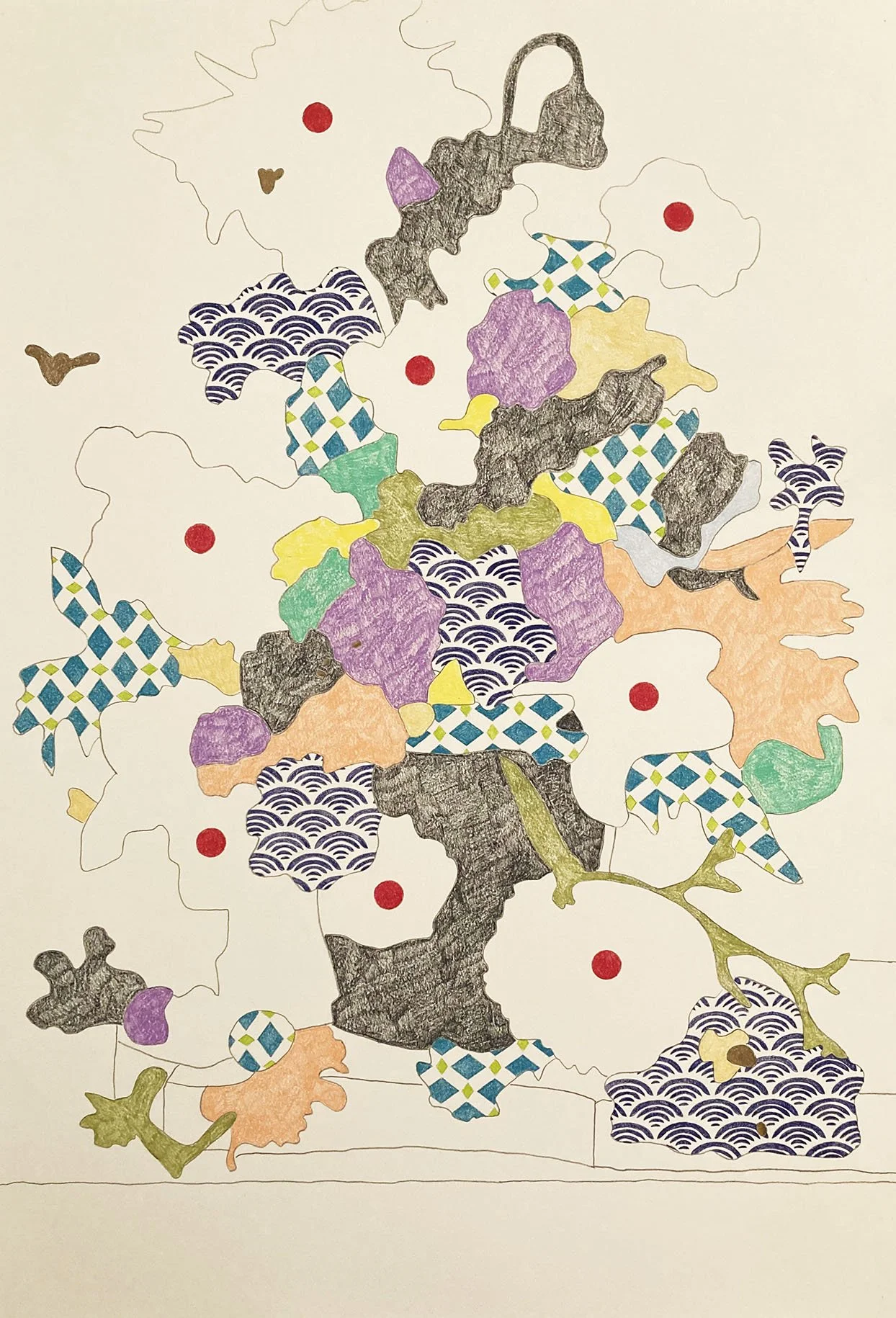 Number 4 Dots, Dots, Dots