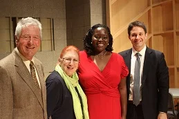 2014 Competition Judges - left to right Imre Pallo, RoseMarie Freni Molinari, Taylor Johnson (1st place winner) and Andrew Jorgensen