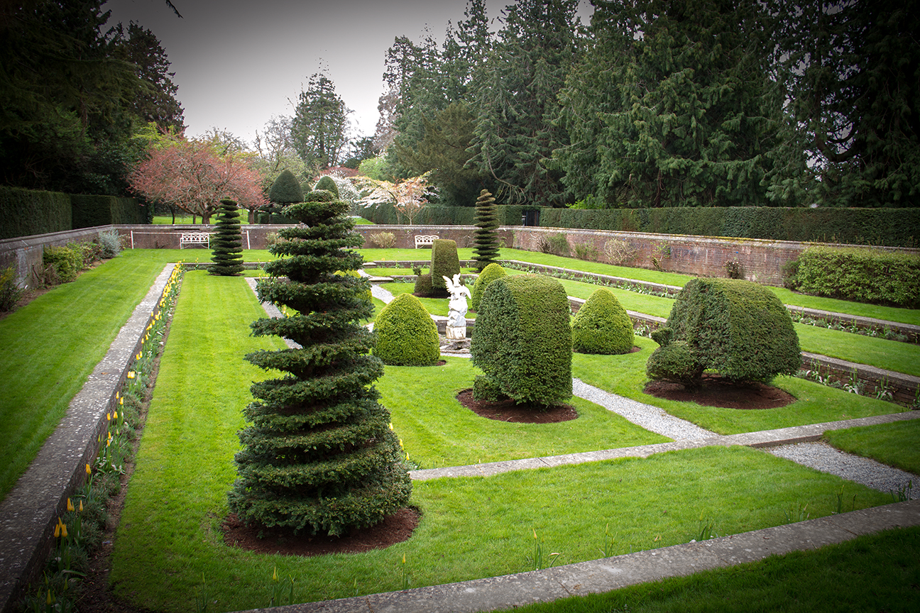 The sunken gardens