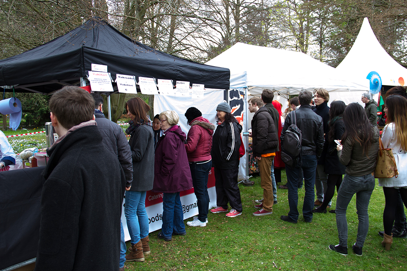 The food stalls