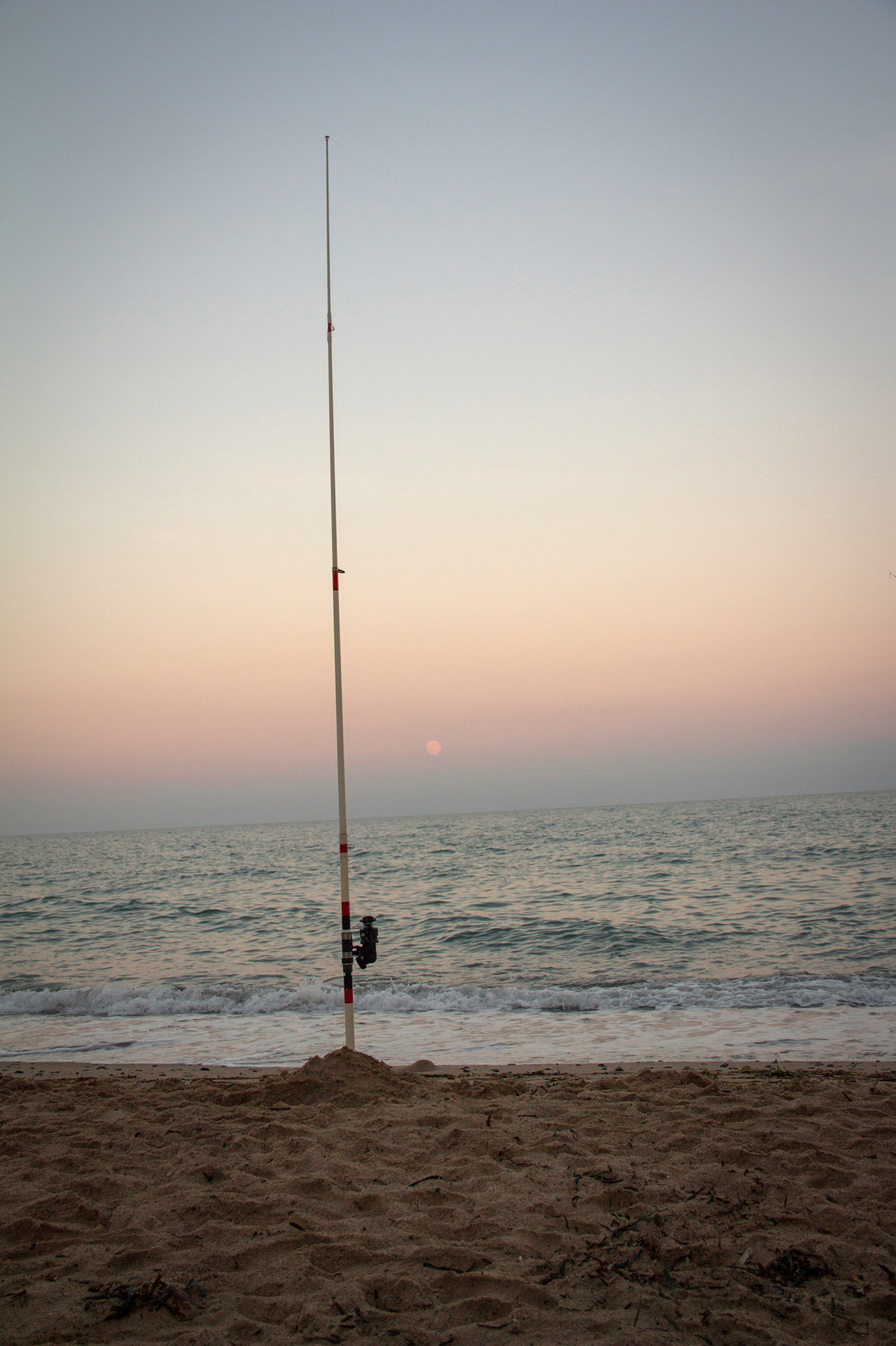 The super moon rise