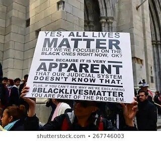 I particularly loved the sentiment on this photo I came across because it speaks to many conversations that I have overheard where people are puzzled as to why all lives matter is not the message.  #BlackLivesMatter