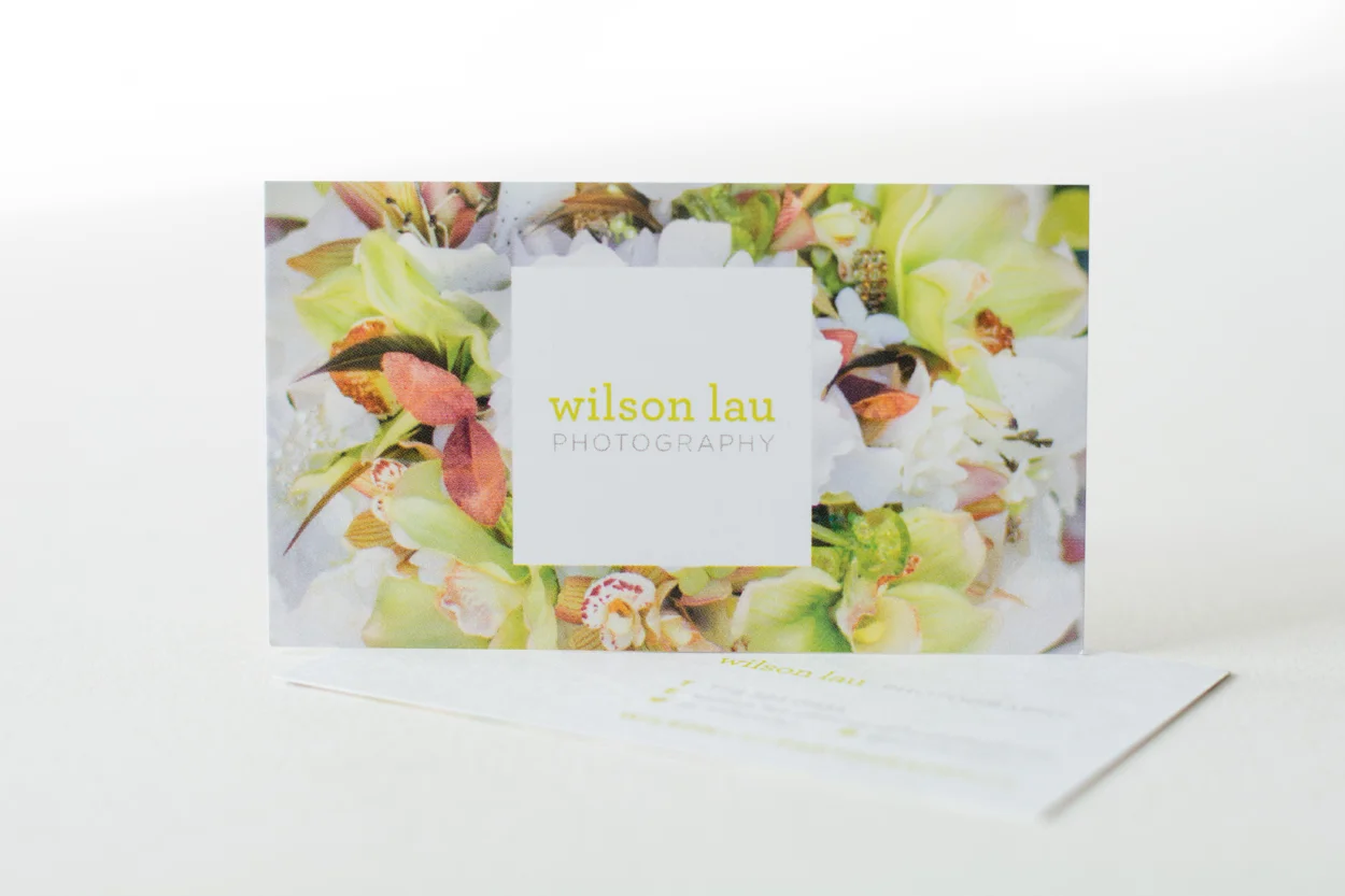 Had business cards made!