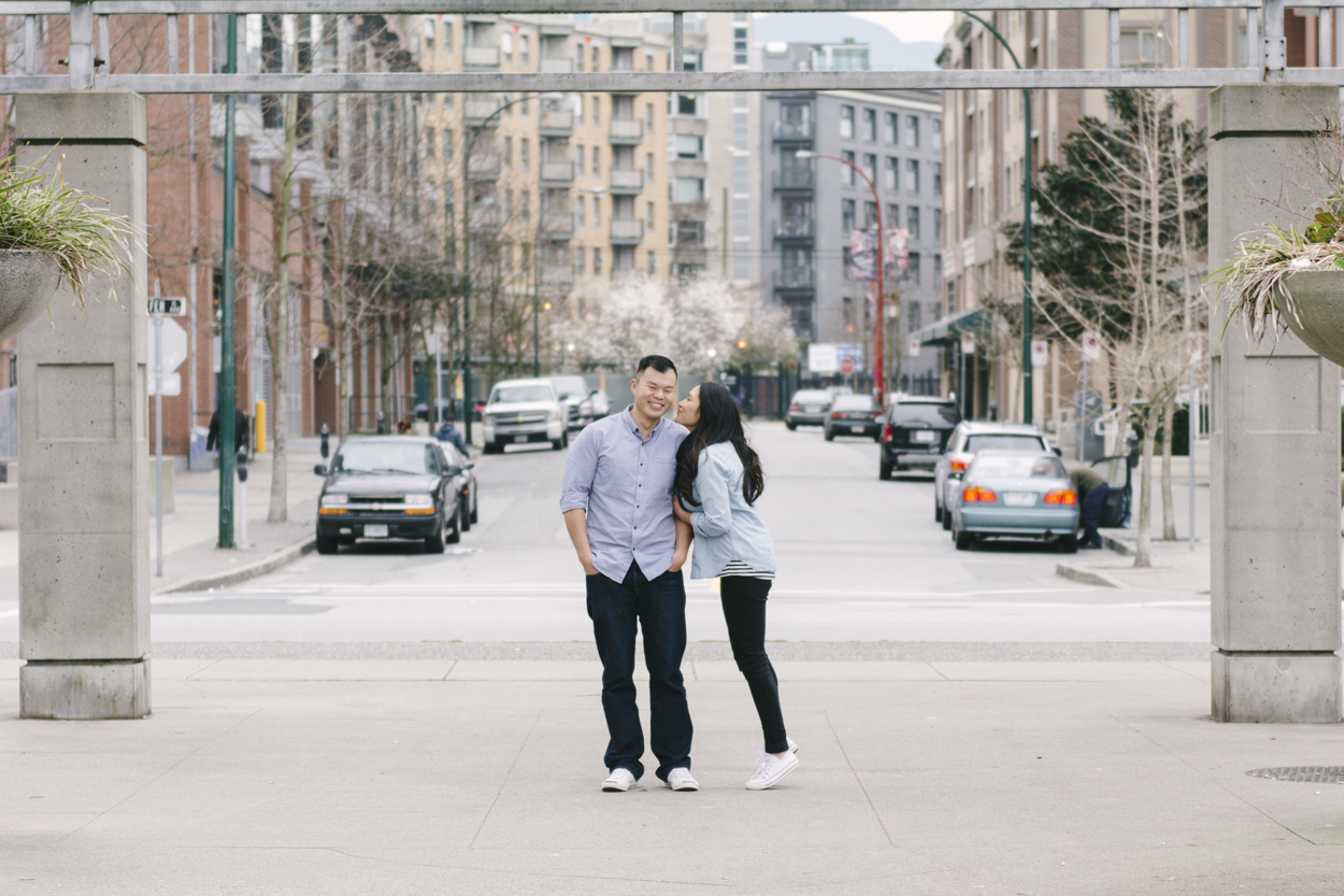 gastown + chinatown engagement - michelle & byron