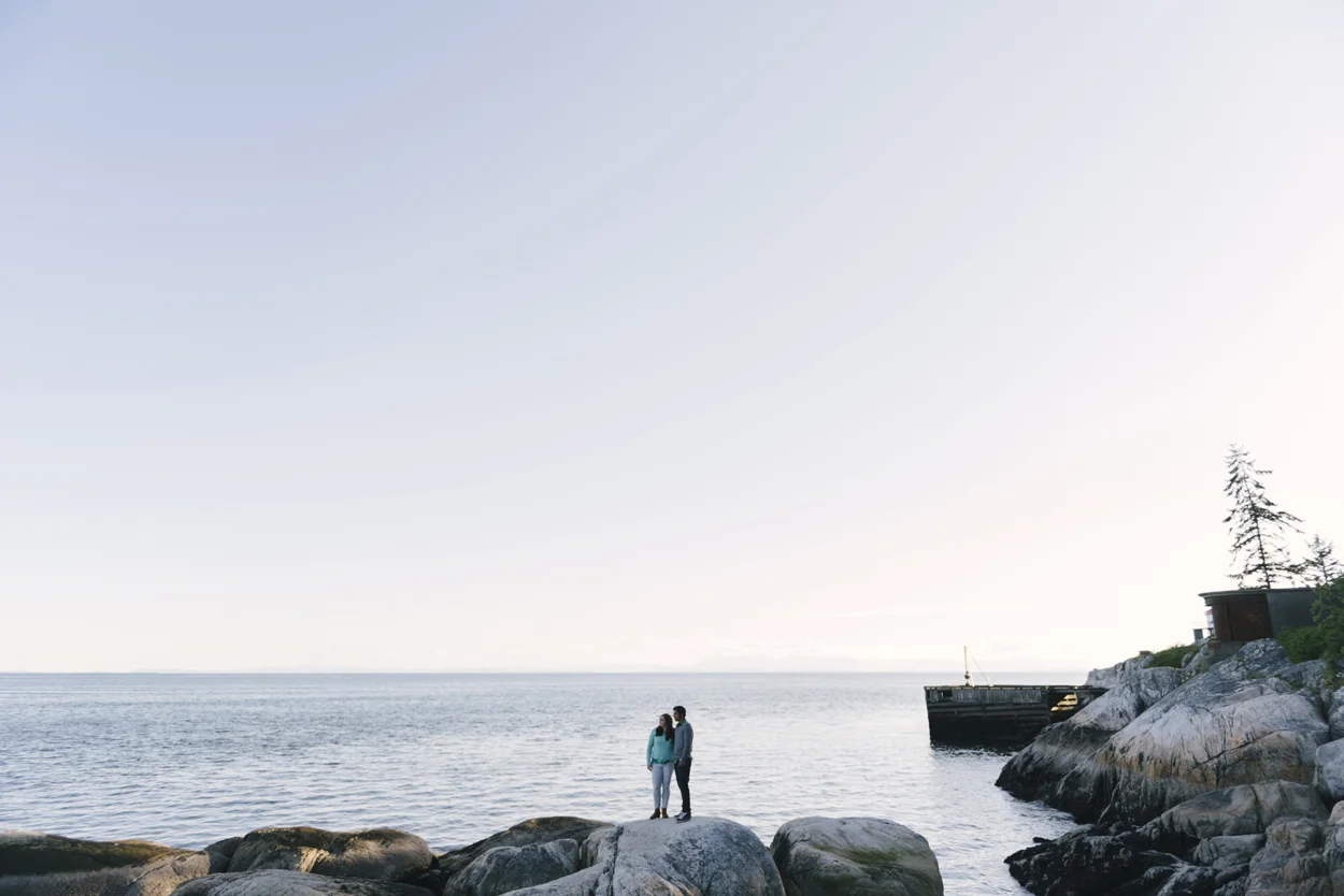 lighthouse park engagement - petra + jordan