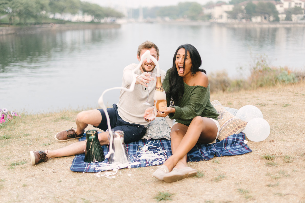 Granville Island Picnic Engagement: Zainub + Ben