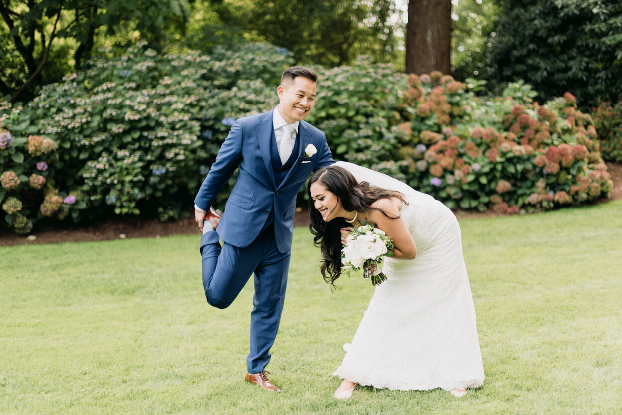 Van Dusen Botanical Gardens Wedding