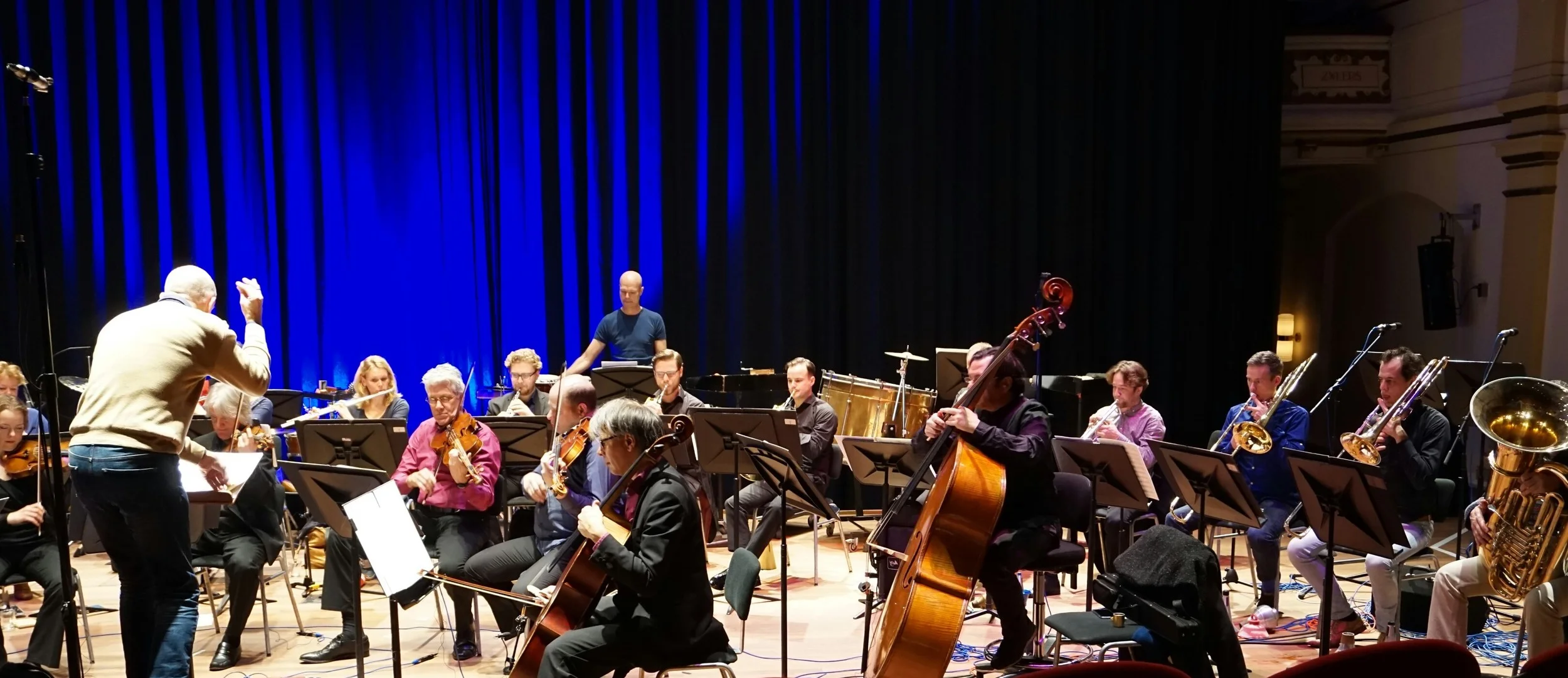 Dress rehearsal at Musis Sacrum, Arnhem.