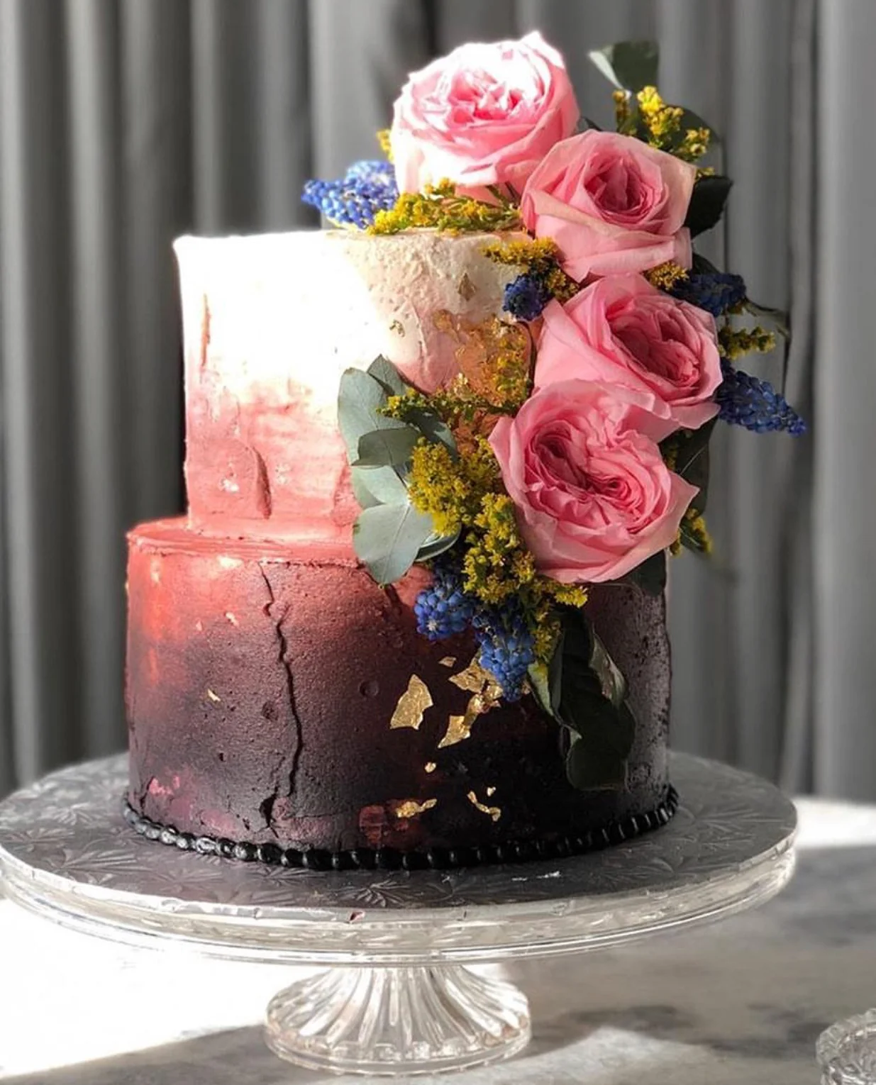 Beautiful cake created by ECBG Cake Studio Chicago!