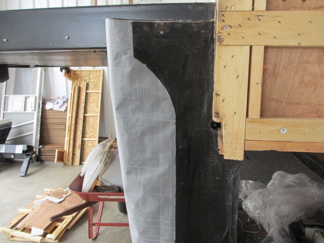 New and old underbelly sheet glued together.