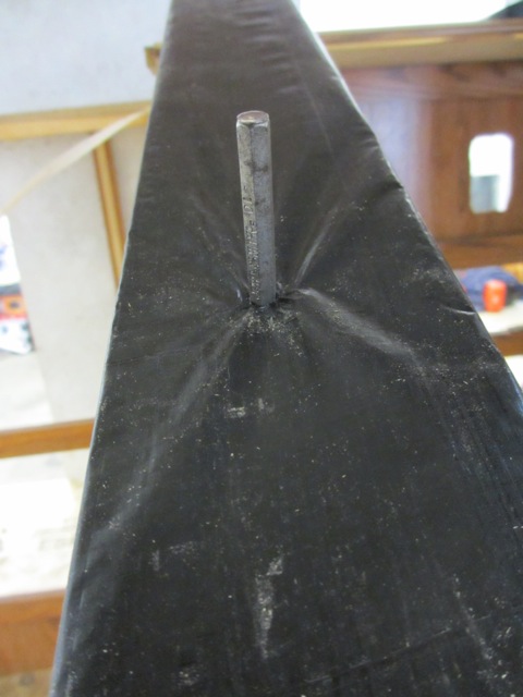 Used a screw bit to poke holes in the underbelly sheet.