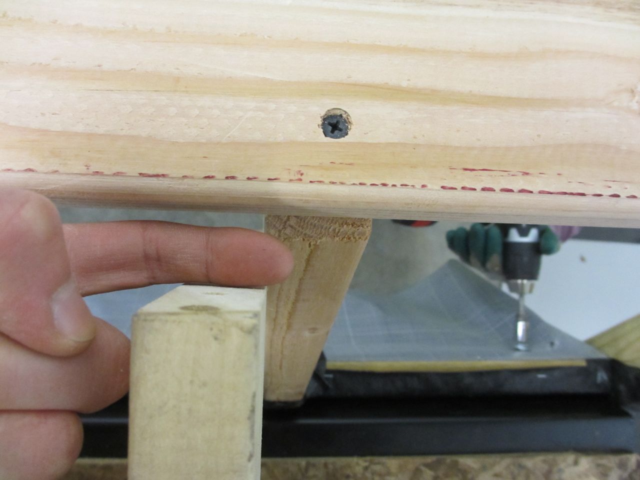 But the passenger side (my side of the bed) is leaning further away from the chassis than the 6 inches it's supposed to.