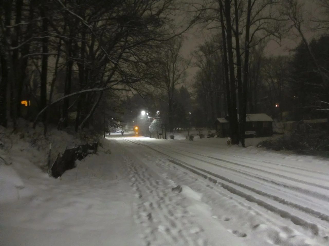 Our street quiet, peaceful, carless and full of SNOW!