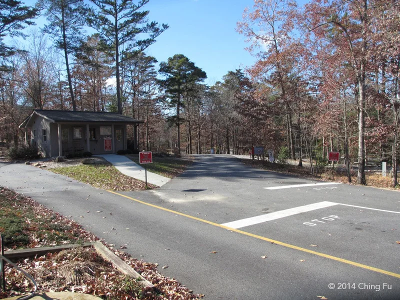 Check-in building at the campground