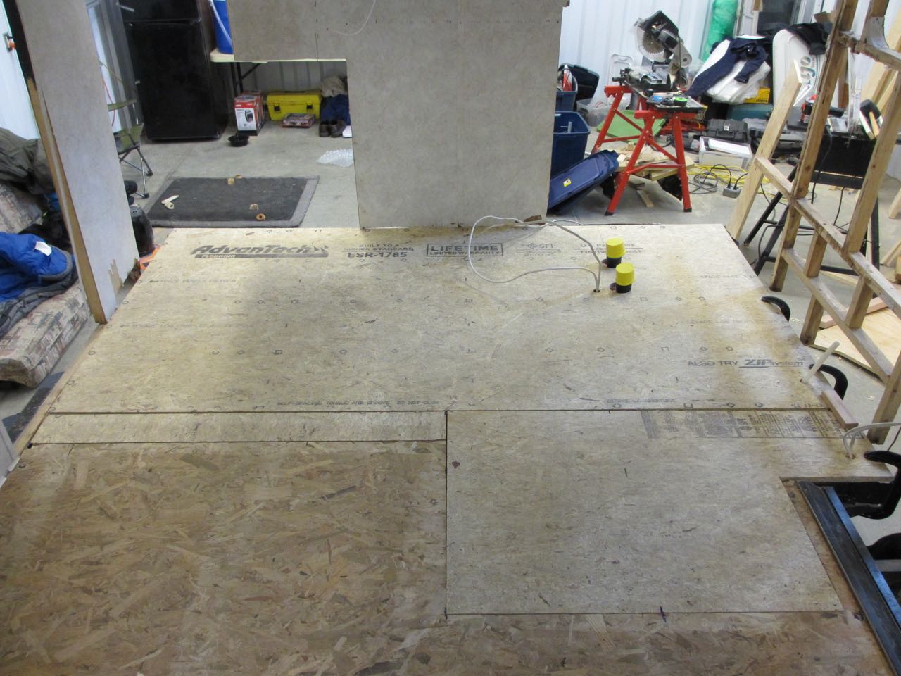 Sub-floor down for good.