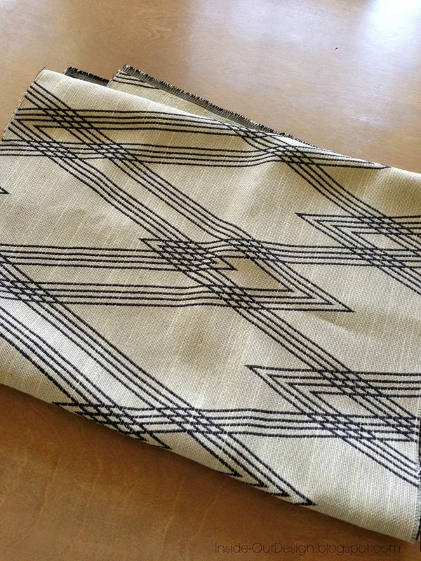 Nate Berkus' Warham Black/Bone fabric.