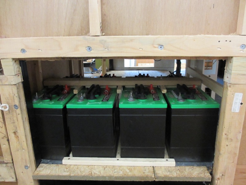 All batteries installed