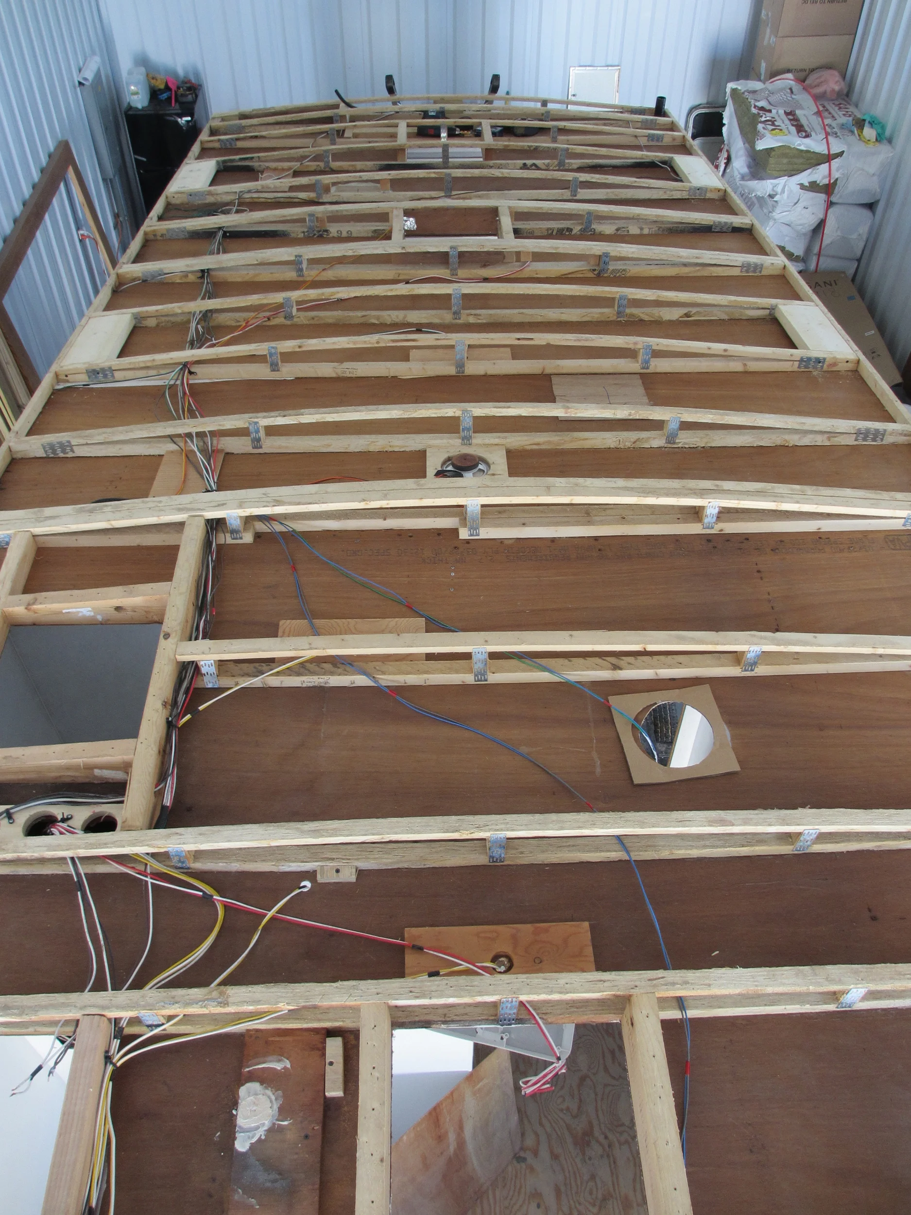 A nice looking roof to insulate.