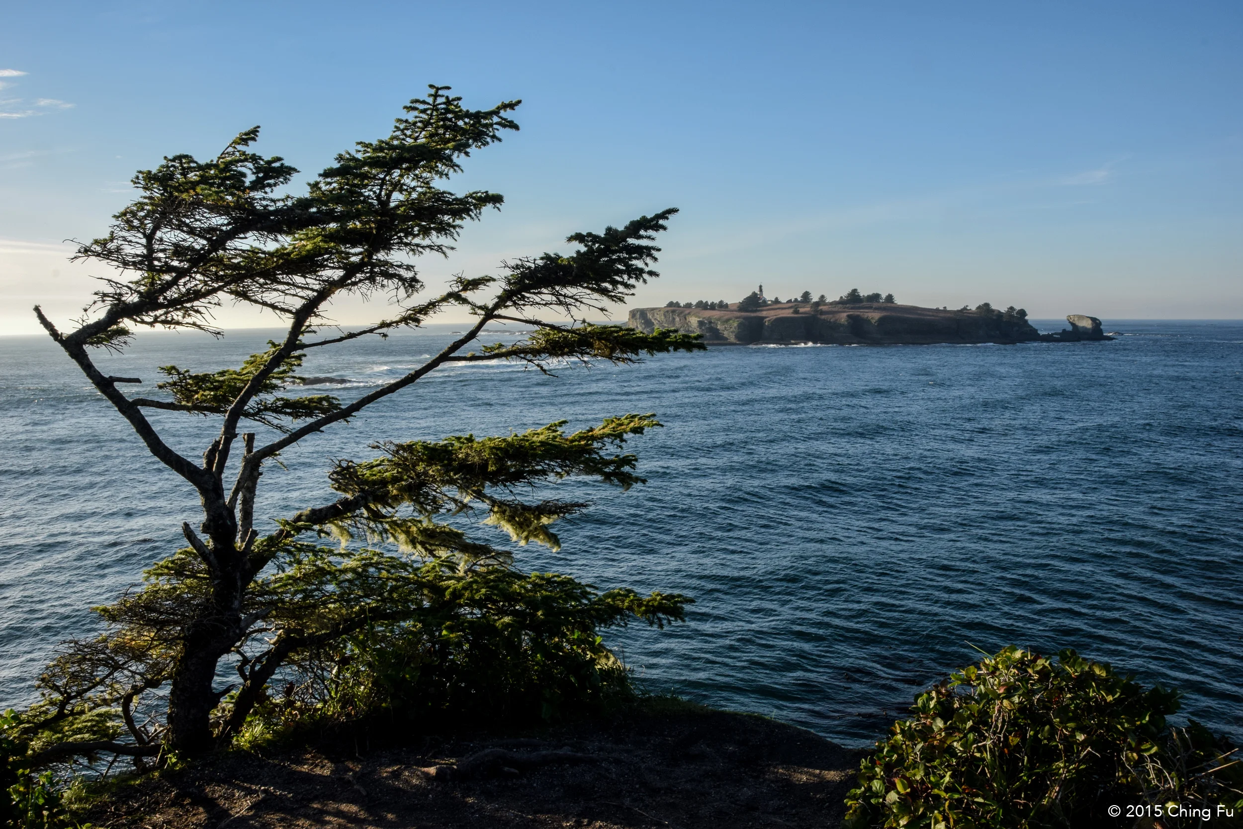 Tattoosh Island with Cape Flattery lighthouse.