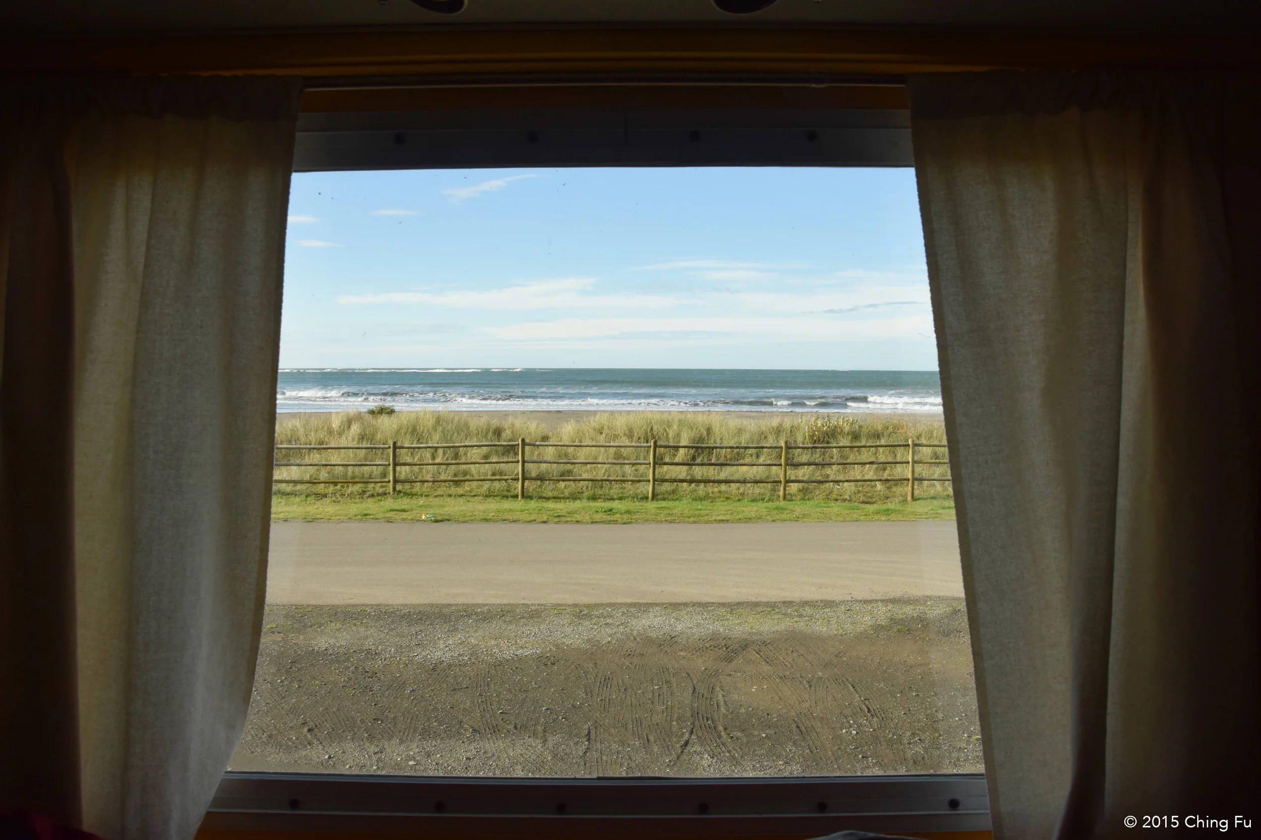 View of Hobuck Beach from our bedroom window.