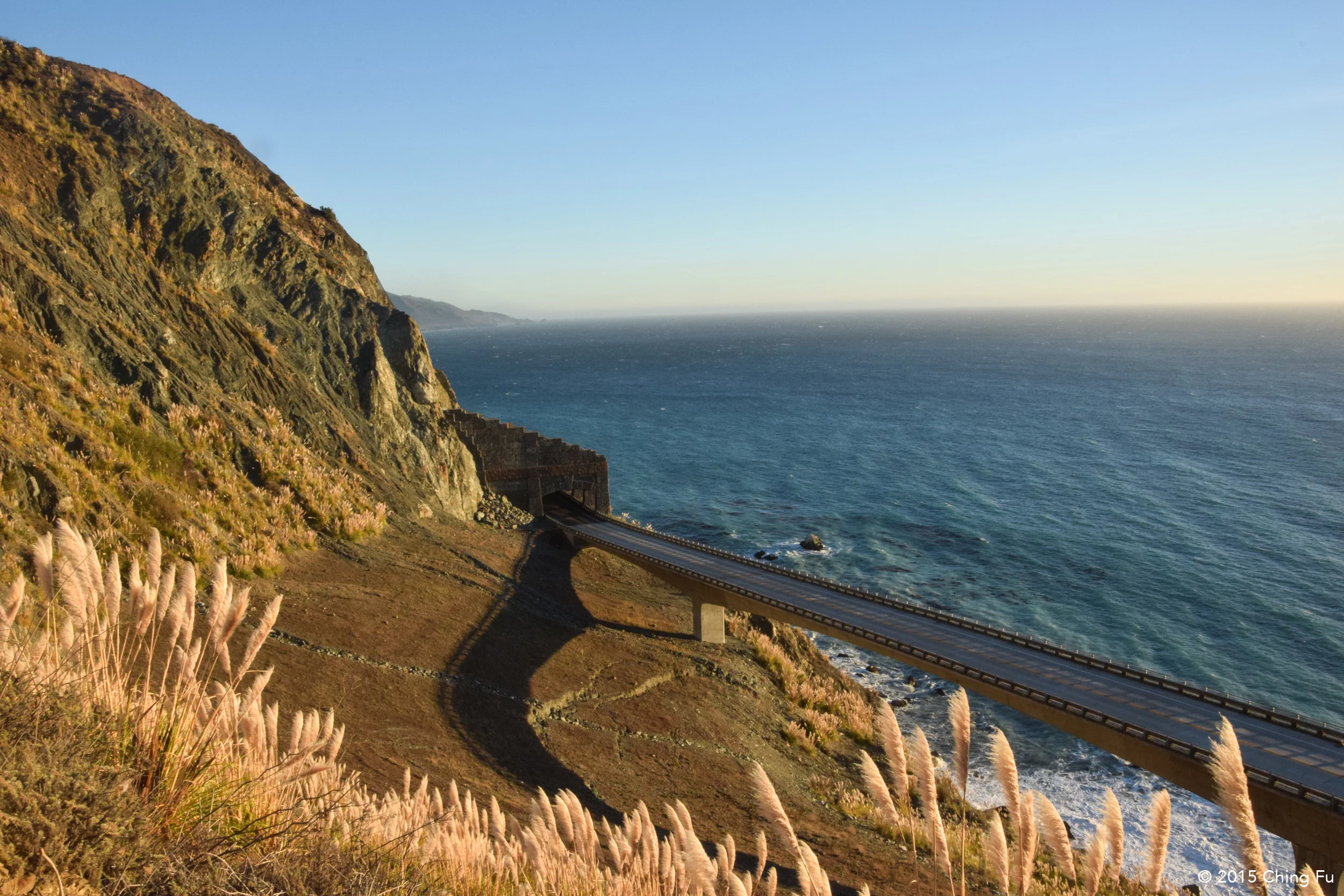 View of Pitkins Curve bridge and Limekiln tunnel at Pitkins Curve.