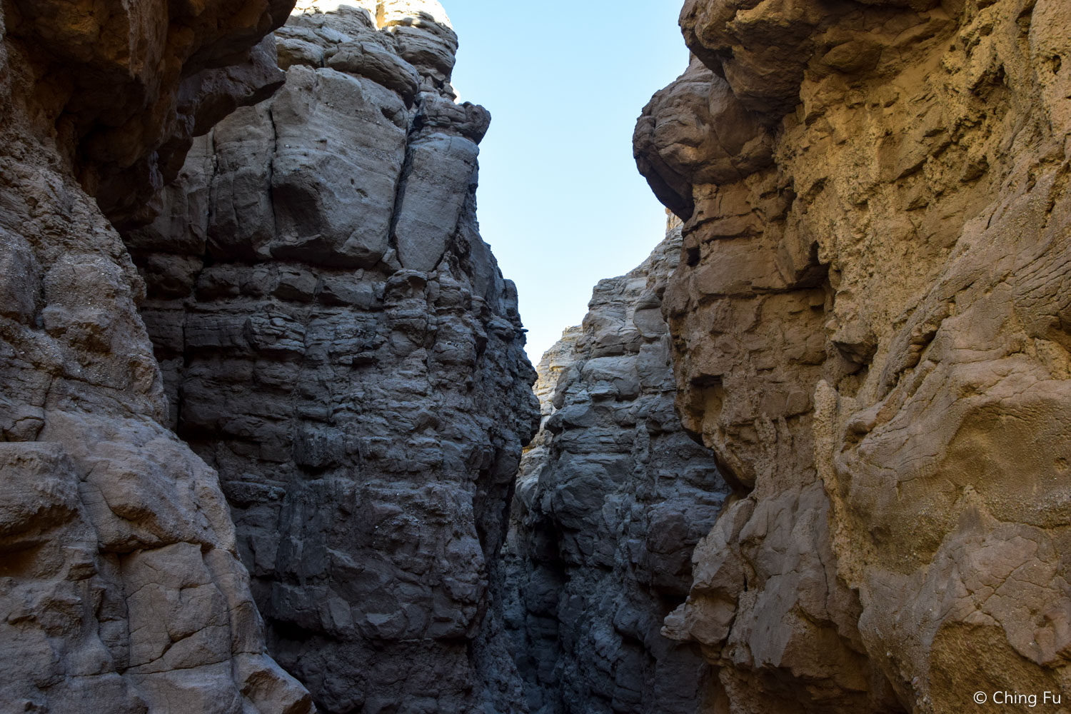 View from inside the canyon.