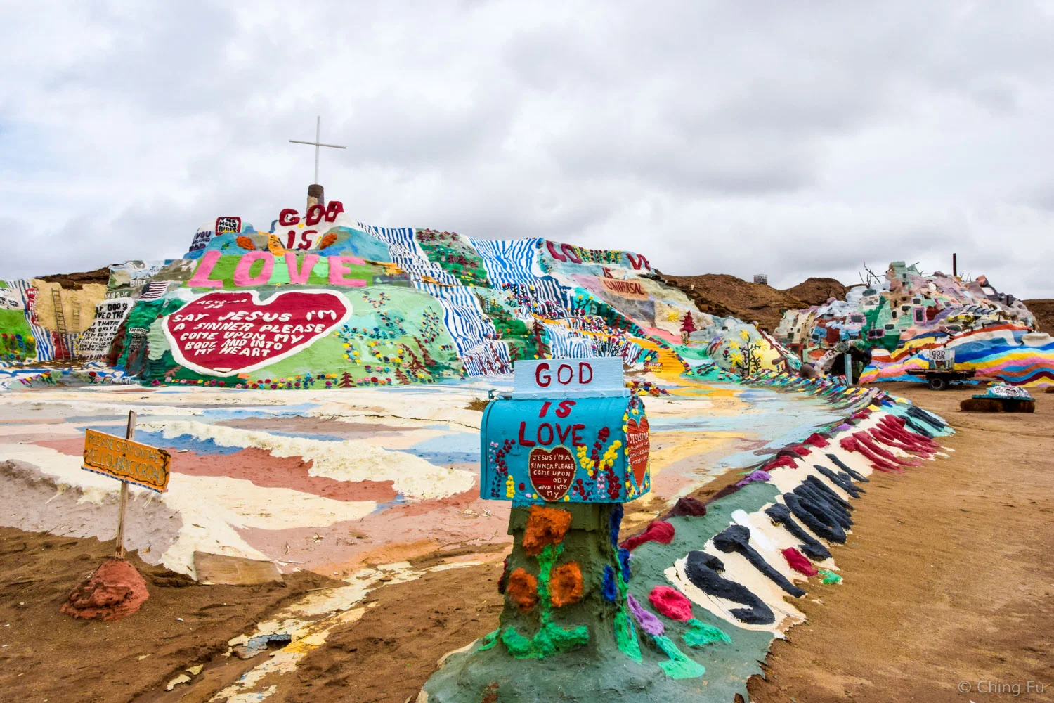 Salvation Mountain at Slab City