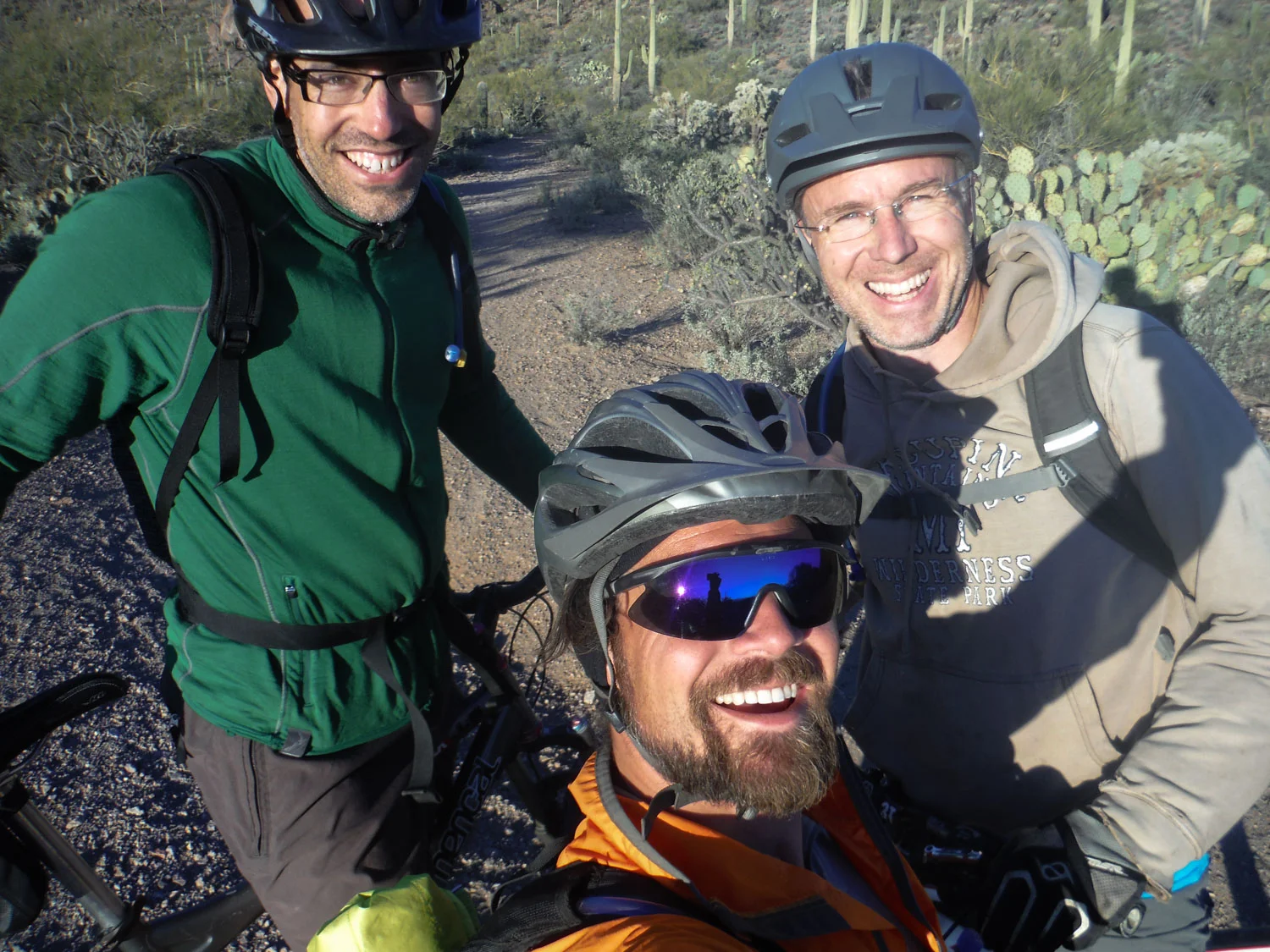 JF, Jerud and Karl on a ride.