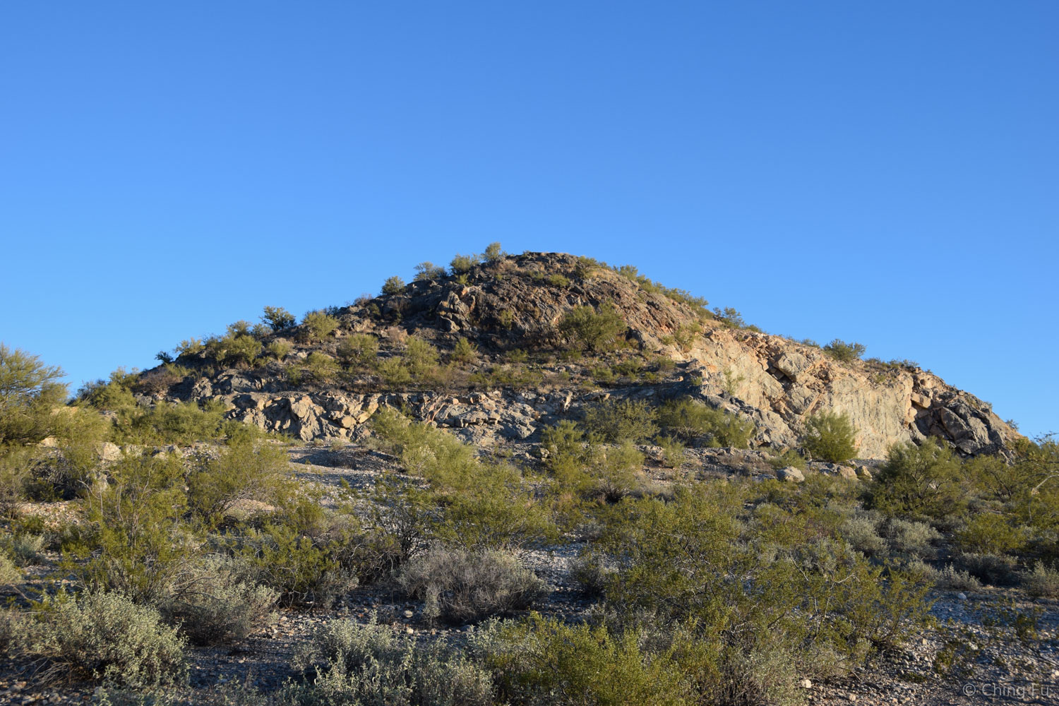  The hill that the boondocking site is named after. 