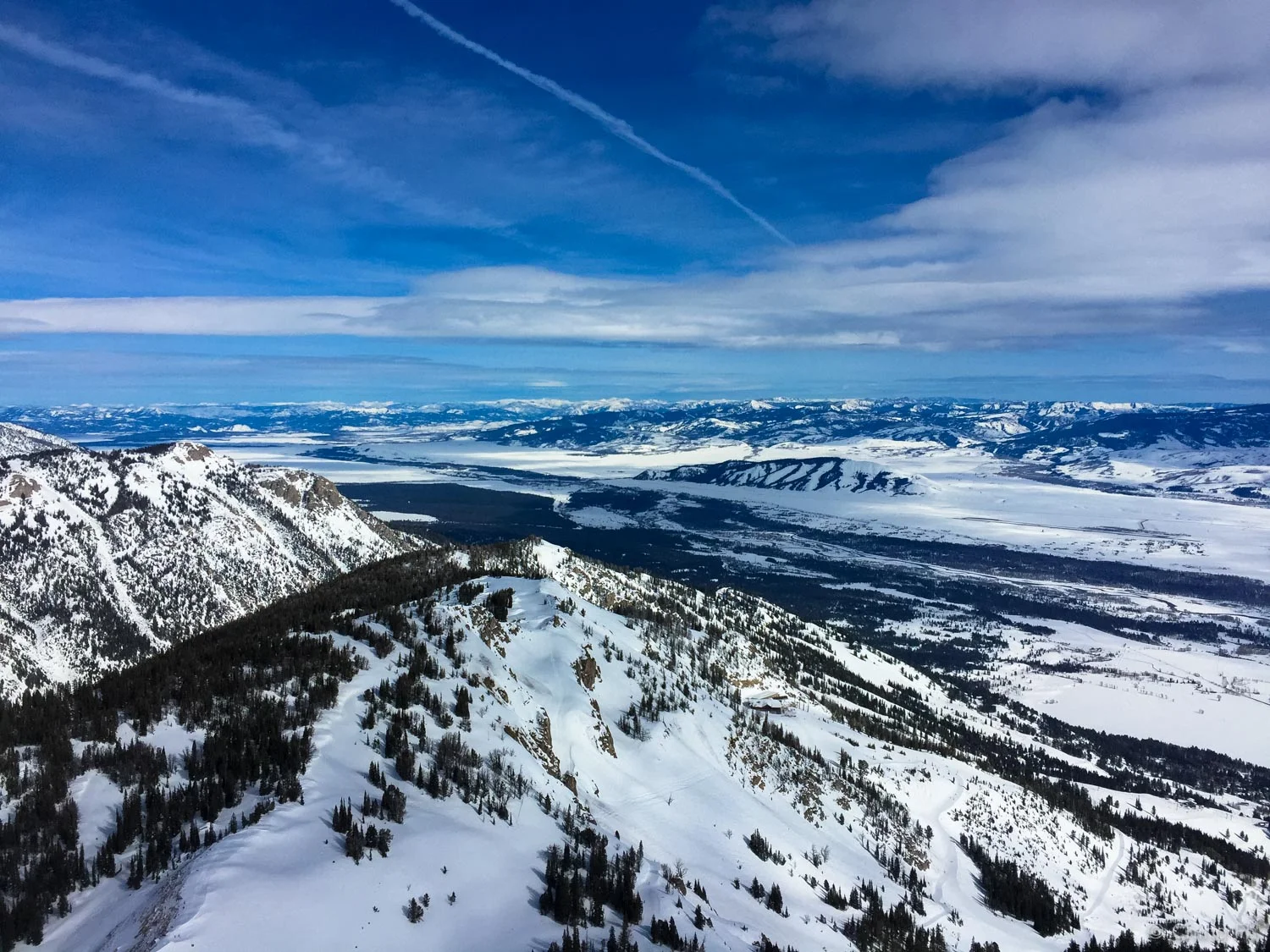 View from Jackson Hole Ski Resort