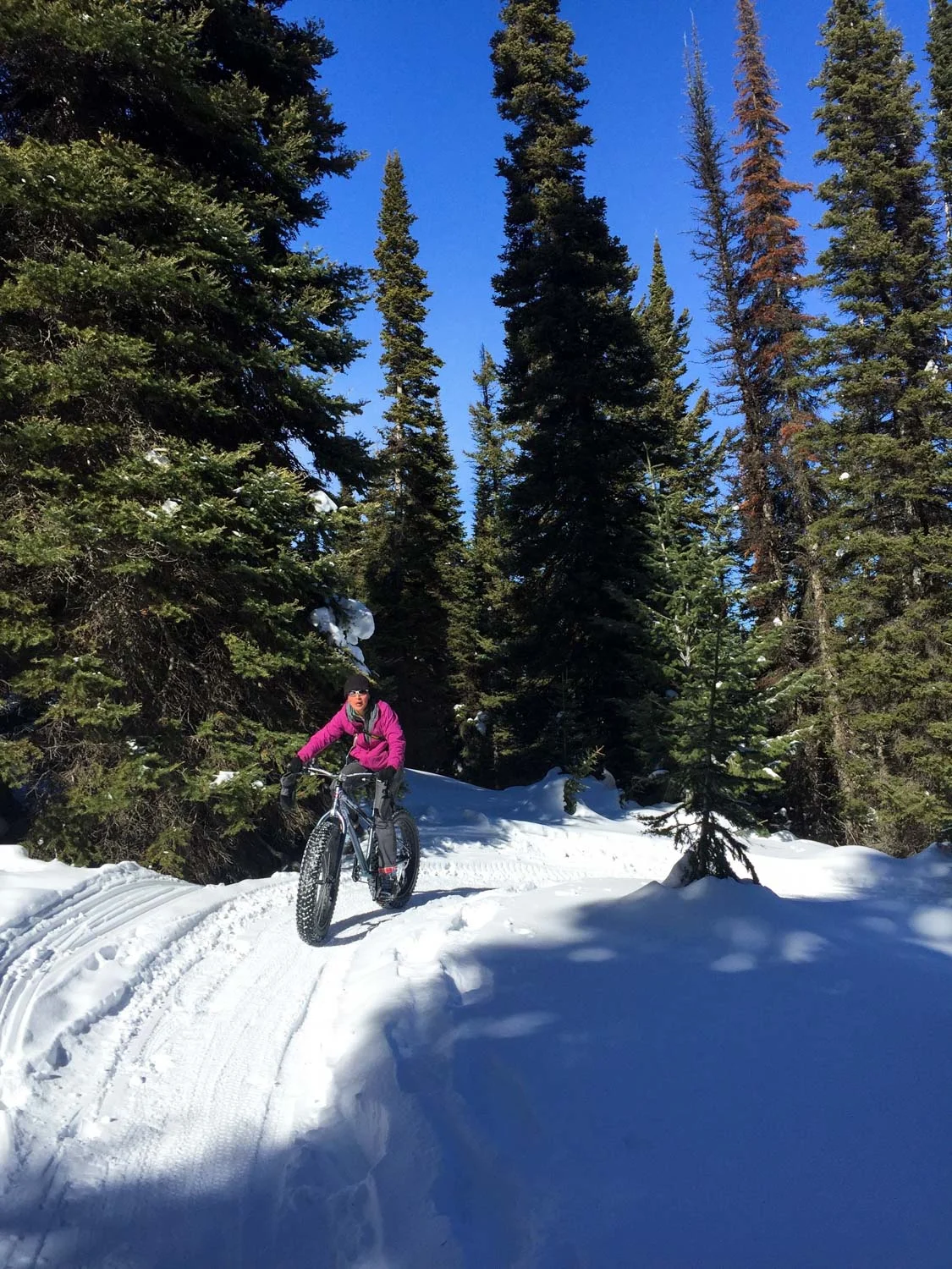 Ching fat biking.