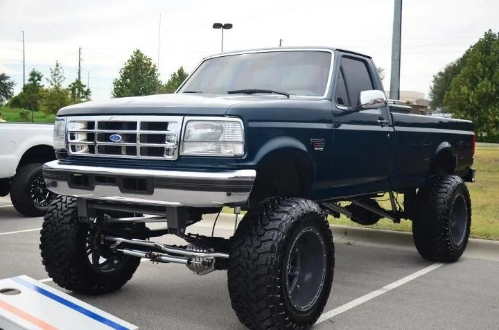 Not his actual truck (sorry), but also not an exagerration!
