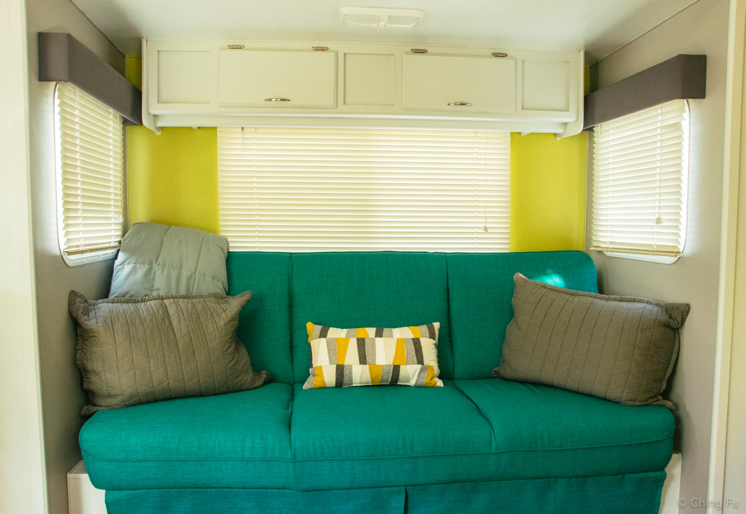 RV Tip: How to keep the sofa cushions from sliding off 