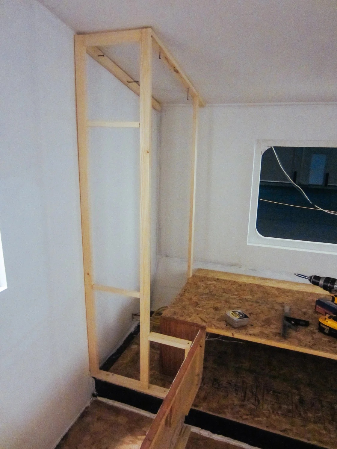 New cabinets were built.